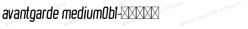 avantgarde mediumOb1字体转换